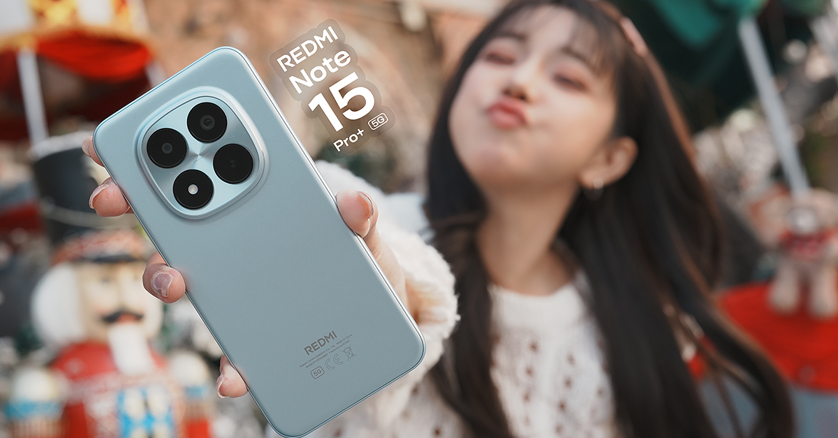 Review : REDMI Note 15 Pro+ 5G สมาร์ตโฟนแกร่งแบบ Titan แต่ดีไซน์สวยหรู ถ่ายรูปสวย